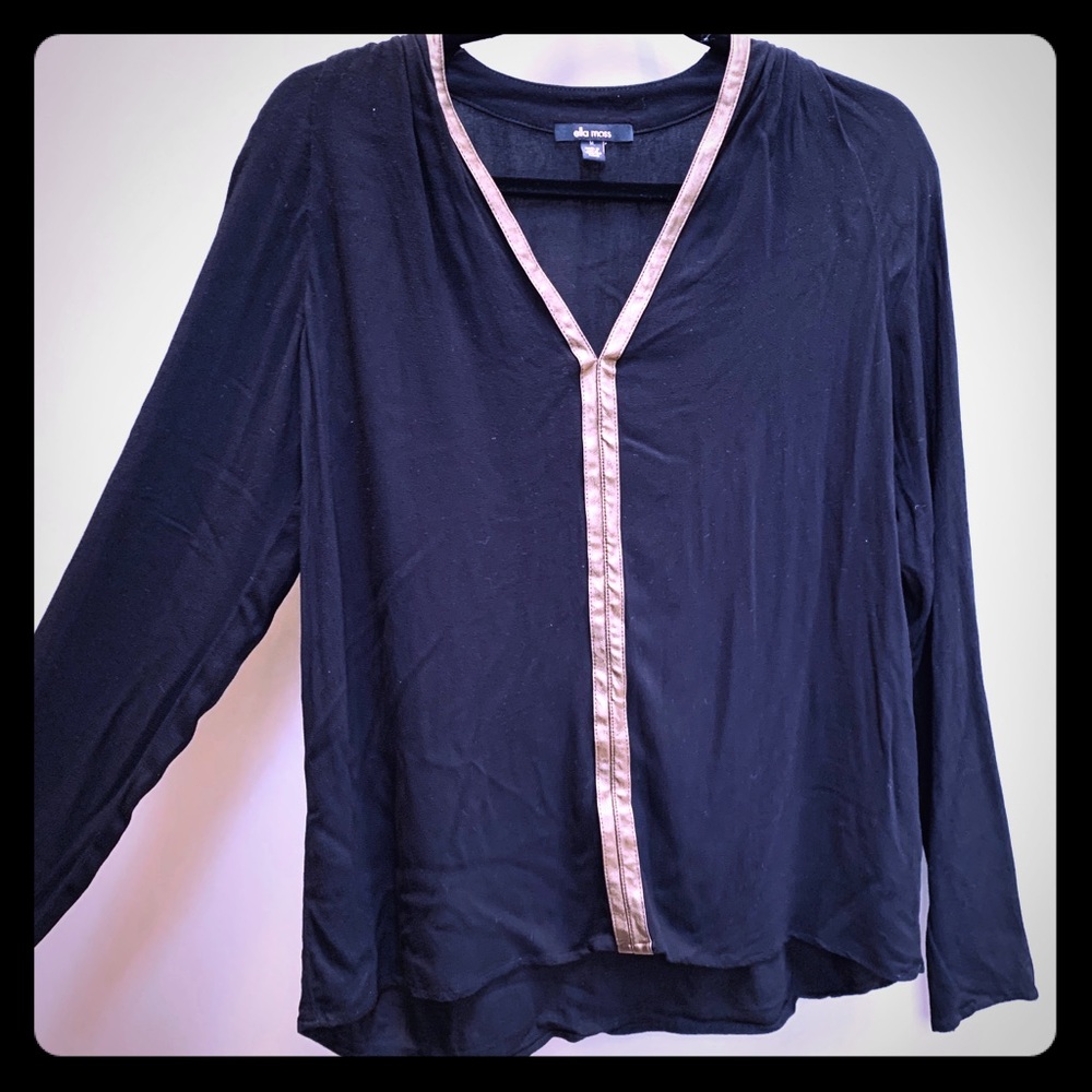 Ella Moss Top with bronze detailing